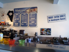 Inside Mangiamo Gelato Caffe